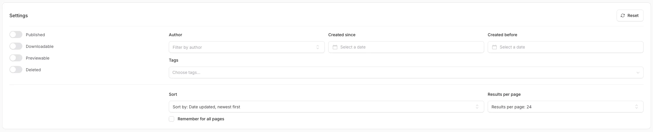 Media filtering Media filtering