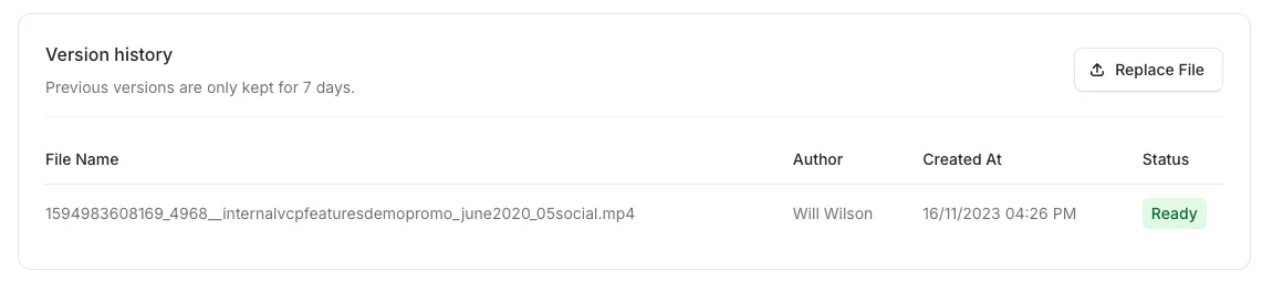 Replace File Replace File