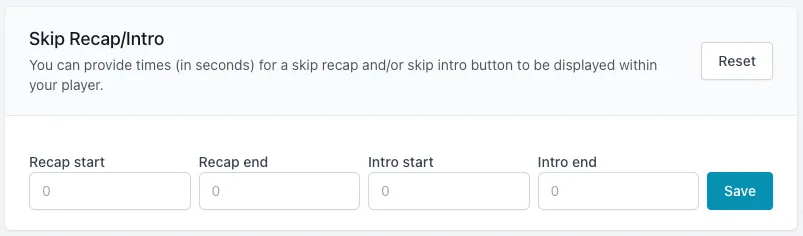 Skip Intro Form Skip Intro Form